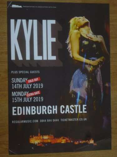 Kylie minogue concert - poster,