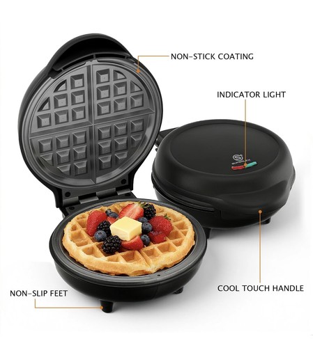 Superlex 750w electric waffle - superlex,