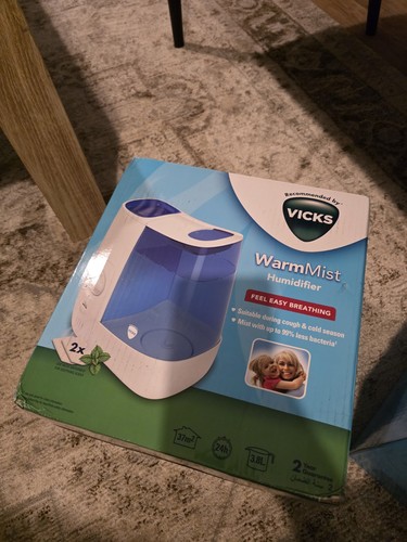 Vicks warm mist humidifier - mist,