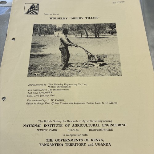 Wolseley merry tiller rotary