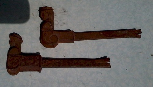 Vintage french shutter stays - stays,