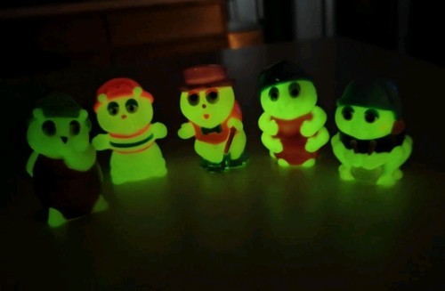Lot glo worms - glo,
