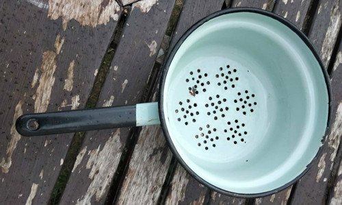 Vintage retro enamel c p - vintage,