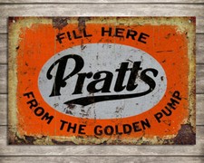 Pratts Motor Oil Golden Pump