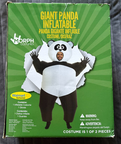 Adult inflatable giant panda - adult,