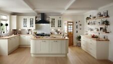 Howdens Discontinued Tewkesbury FRAMED Antique White Kitchen Range