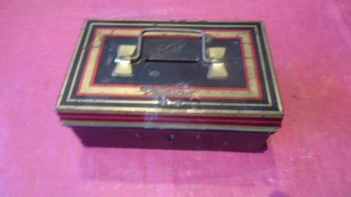 Metal cash box - cash,