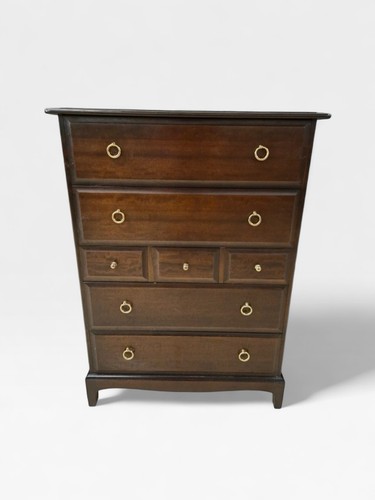 Stag mahogany tallboy - tallboy, chest