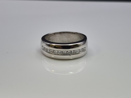 13k white gold mens - 13k, natural