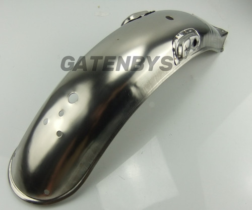 Chrome rear fender mudguard - chrome,