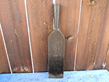 ANTIQUE 3.5" WIDE TIMBER FRAMING SLICK CHISEL