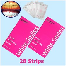 Teeth Whitening Strips 28 PAP Advanced Professional Dental Bleach Fast Whitener