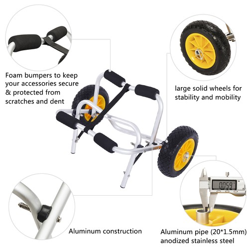 Frame kayak trolley - trolley, with