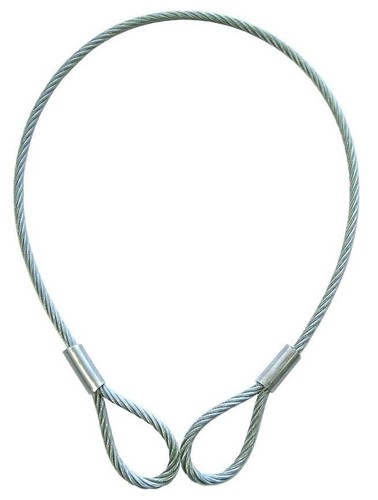 Galvanised steel wire rope - steel,