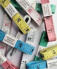 3-12 pack of Body Measuring Tape 150cm Waist Fabric Dress Tailor Sewing Ruler