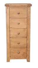 Bedroom Chest Drawers Solid Oak Pine Tallboy Chunky Dorset Country Assembled
