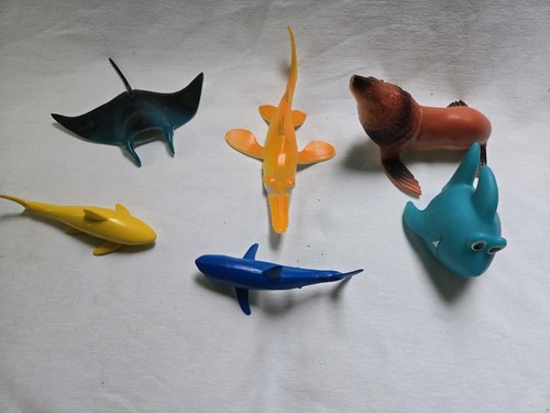 Lot toy sea animals - lot,