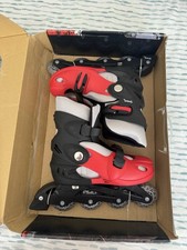 Poizon Junior Inline Roller Skates Adjustable Sizes For 5-7 Brand New