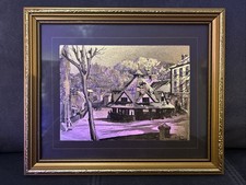 Dufex “Yarn Market, Dunster” W5476M — Metallic Foil Print — F.J. Warren