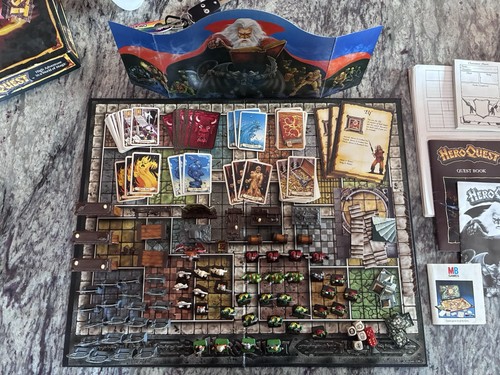 Hero quest board - board, game