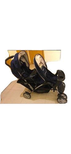 Double pram with seat and - double,