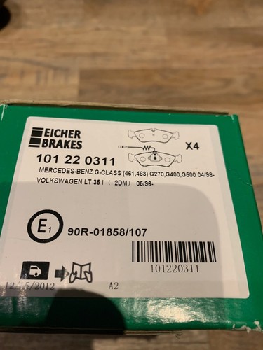Eicherfront brake pads - brake,