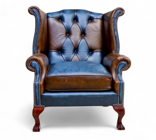 Patchwork high back chair - high,