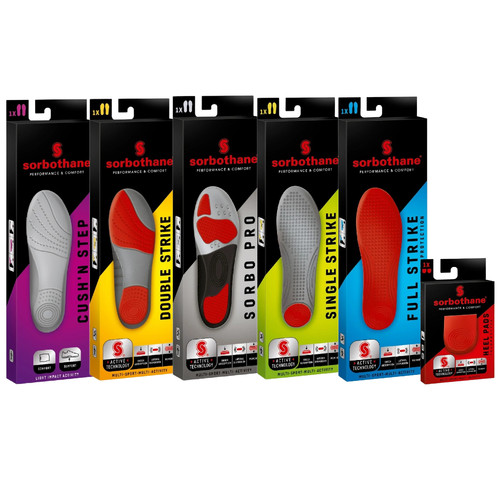 Sorbothane insoles full range - full,