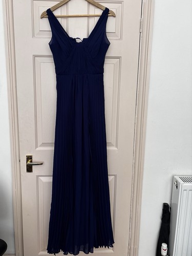 Coast blue pleated chiffon - coast,
