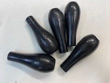 Black Lathe Turning Handles 5 x Plastic 76mm Long 10mm Bore NOS Revolving