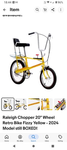 Raleigh chopper mk4 boxed - raleigh,