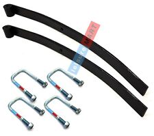 2 X Ifor Williams Style Single Trailer Leaf Spring & Bush C90003 With U Bolts