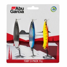 Abu Garcia Toby 3 Pack 10 g, 12 g, 15 g, 18 g, 20 g & 28 g Fishing Lures