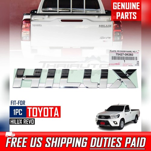 Hilux chrome emblem - emblem, for