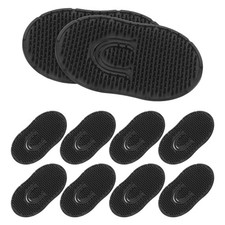  10pcs Portable Mini Silicone Hair Brush - Multipurpose Scalp Massager Palm Comb