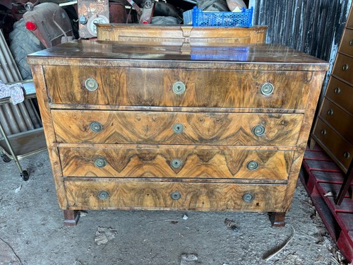 Antique chest drawers - chest, desk