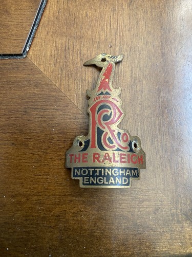 Vintage 1970 raleigh headbadge - raleigh,
