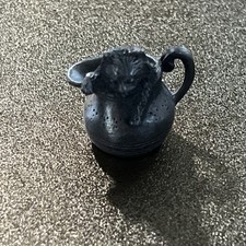 Vintage Pewter Thimble Cat in