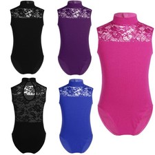 Girls Floral Lace Ballet Dance