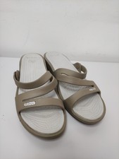 CROCS Sandals UK6 Beige USED!