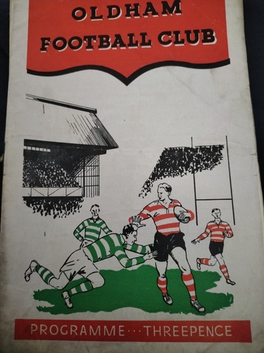 Vintage rugby league programme - vintage,