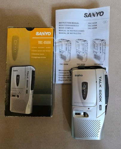 Sanyo trc 650m talk book - sanyo,