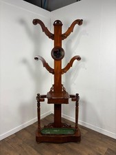 Victorian Mahogany Totem Hat &