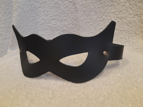 Real leather sexy cat - real, mask