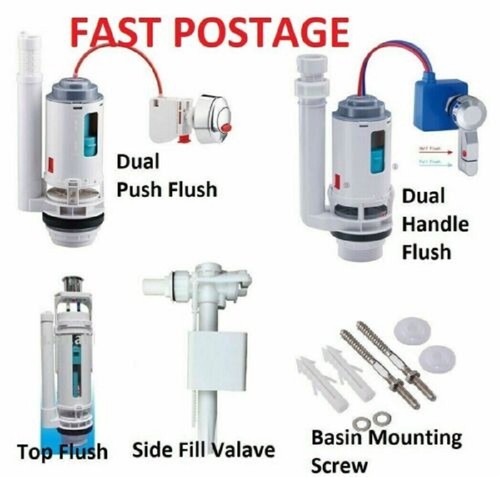 Toilet flush valve button - flush,