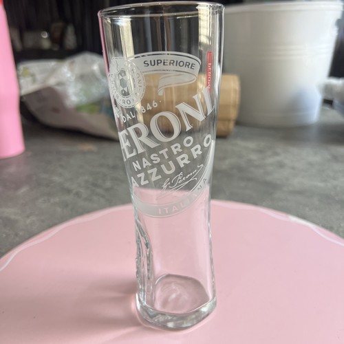 Peroni half pint glass new - pint,