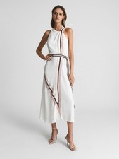 Reiss White Iris Striped