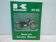 Kawasaki KE125 KS125 1974 to 79 Original Factory Service Manual No.99997-709-03