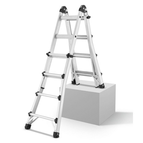 Aluminium multipurpose ladder - aluminium,