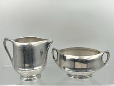 Picquot Ware Milk Jug & Sugar